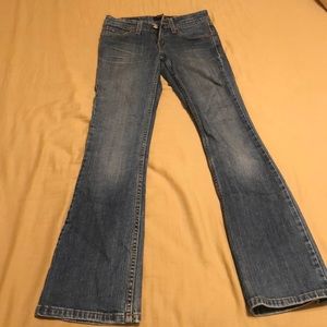 Boot cut jeans